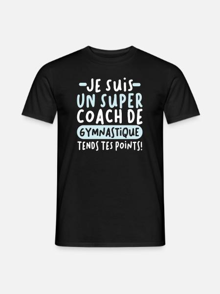 Super Coach De Gymnastique Rythmique Gymnastique - T-shirt homme - noir