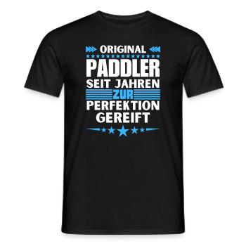 Paddlers matured to perfection - Men's T-Shirt - black - Front - AI Model Male 178 light (178cm)