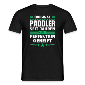 Paddlers matured to perfection - Men's T-Shirt - black - Front - AI Model Male 178 light (178cm)