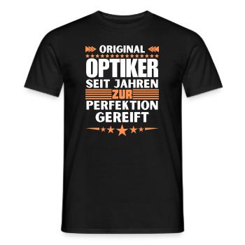 Opticians matured to perfection - Men's T-Shirt - black - Front - AI Model Male 178 light (178cm)