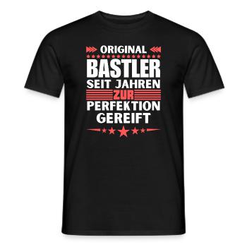 Crafters matured to perfection - Men's T-Shirt - black - Front - AI Model Male 178 light (178cm)