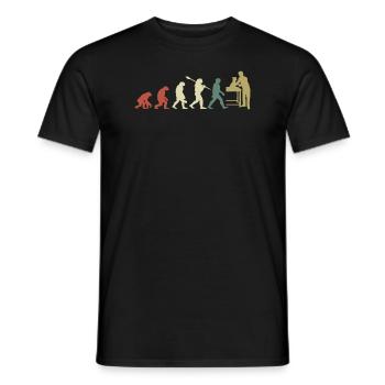 Veterinary Evolution Geschenk für Tierärzte - Männer T-Shirt - Schwarz - Vorne - AI Model Male 178 light (178cm)