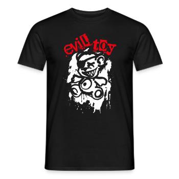 Evil Toy - Men's T-Shirt - black - Front - AI Model Male 178 light (178cm)
