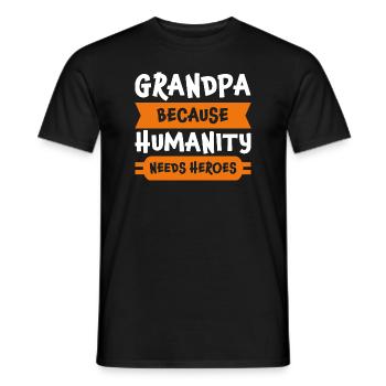 Großvater Großvater Großvater Geschenk - Männer T-Shirt - Schwarz - Vorne - AI Model Male 178 light (178cm)