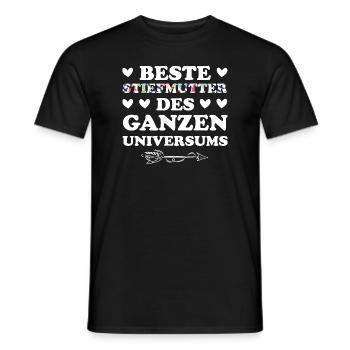Stiefmama Familie Stiefmutter Geschenk - Männer T-Shirt - Schwarz - Vorne - AI Model Male 178 light (178cm)