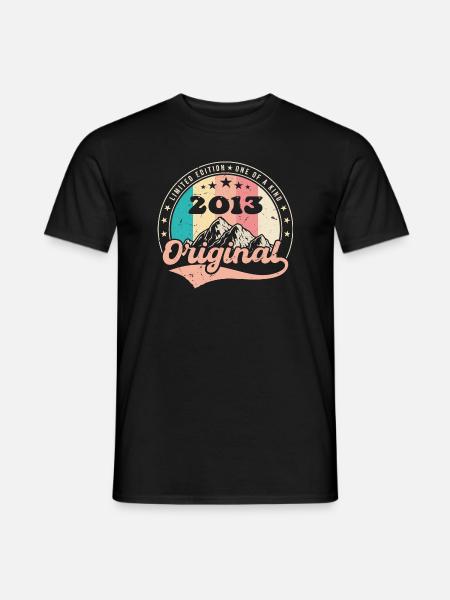 Geburtstagsgeschenk 2013 Frauen | Jahrgang 2013 - Männer T-Shirt - Schwarz