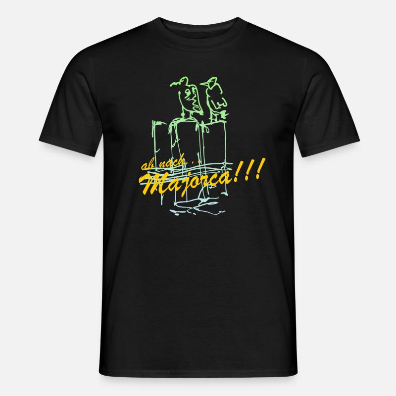 majorca - Männer T-Shirt - Schwarz