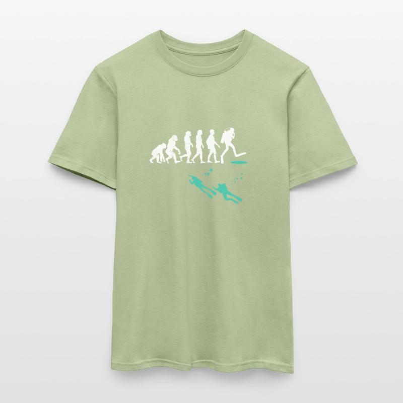 Evolution de l'évolution du scaphandre autonome T-shirt homme