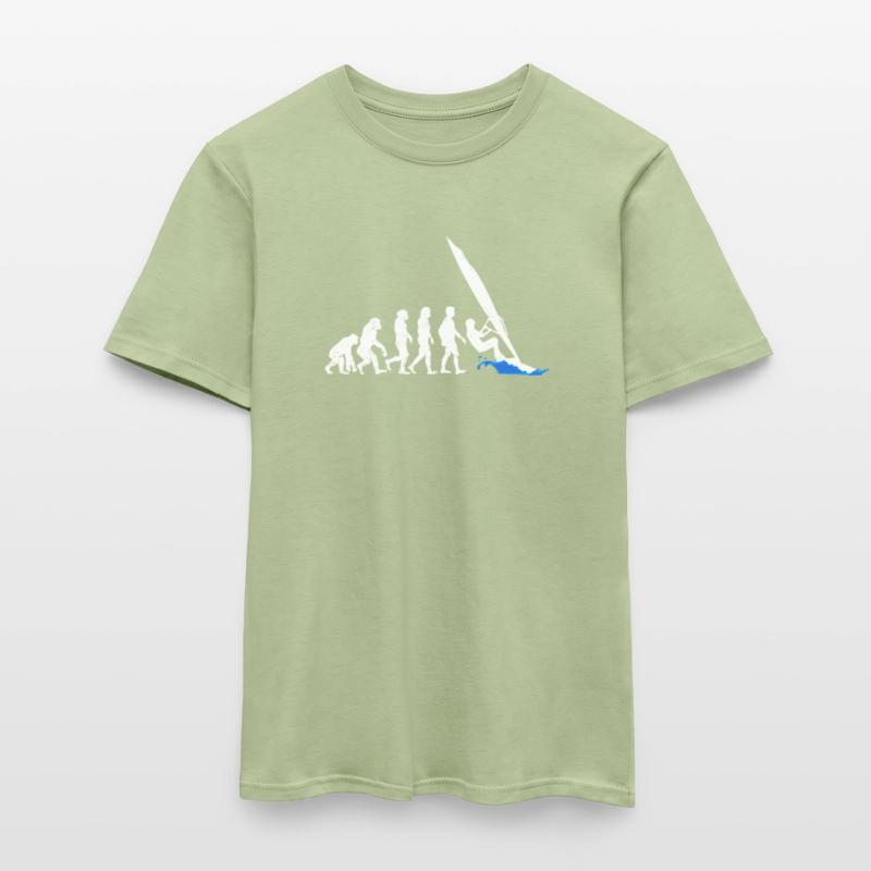 Evolution de l'évolution de la planche à voile T-shirt homme
