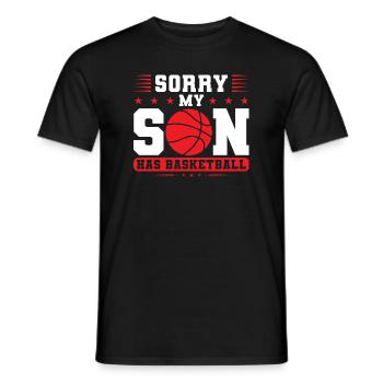 Basketball Sohn Basketball Mutter Sport Geschenk - Männer T-Shirt - Schwarz - Vorne - AI Model Male 178 light (178cm)