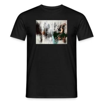 B9445144 AA2A 4E0E BAAA 2D38B7CC69C0 - T-shirt homme - noir - Devant - AI Model Male 178 light (178cm)