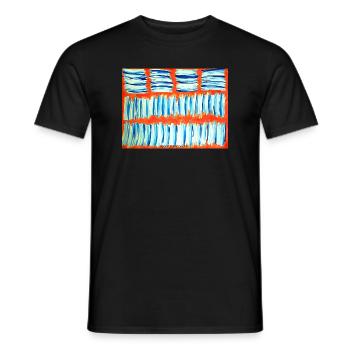 Sabino Lemon ART Tees - Männer T-Shirt - Schwarz - Vorne - AI Model Male 178 light (178cm)