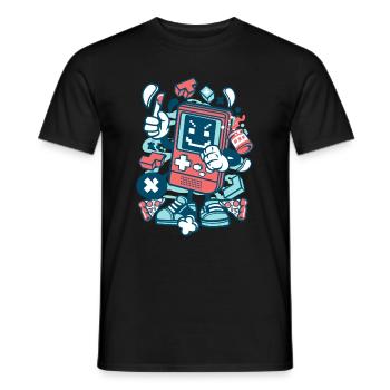 Gamer Gaming - Männer T-Shirt - Schwarz - Vorne - AI Model Male 178 light (178cm)