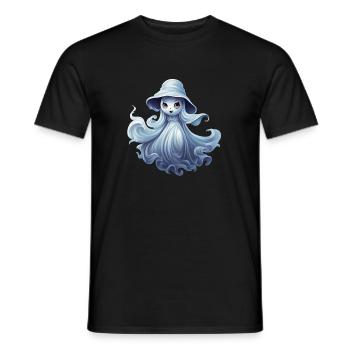 Niedlicher Freundlicher Geist für Kinder für - Männer T-Shirt - Schwarz - Vorne - AI Model Male 178 light (178cm)