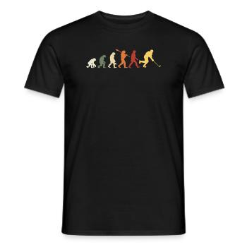 Heartbeat Ice Hockey - Eishockey - Männer T-Shirt - Schwarz - Vorne - AI Model Male 178 light (178cm)