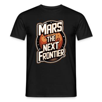 Mars Planète Planète Système Solaire - T-shirt homme - noir - Devant - AI Model Male 178 light (178cm)