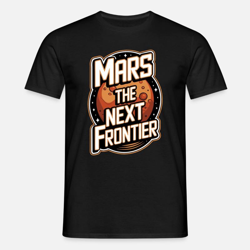 Mars Planet Planet Solar System - Men's T-Shirt - black
