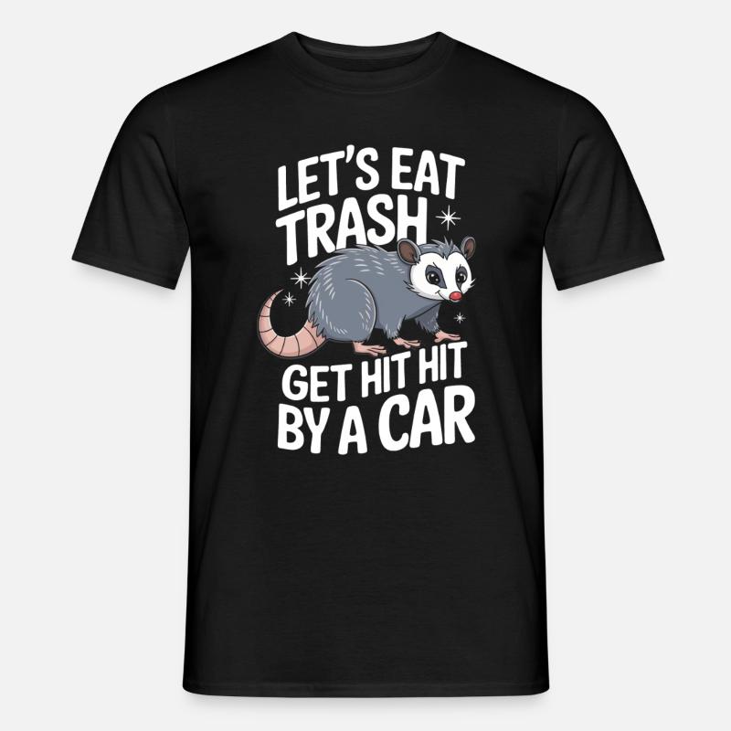 Opossum Possum Animal - T-shirt homme - noir