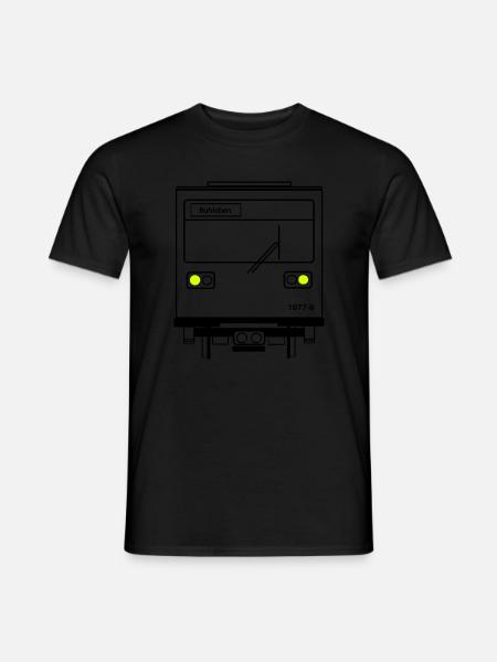 u-bahn - Männer T-Shirt - Schwarz