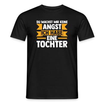 Papa Tochter Vater Geschenk - Männer T-Shirt - Schwarz - Vorne - AI Model Male 178 light (178cm)