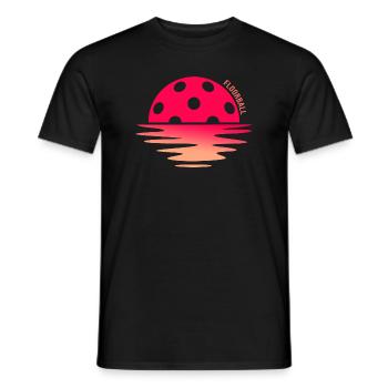 Floorball Floorball-Morning Floorballer - T-shirt homme - noir - Devant - AI Model Male 178 light (178cm)