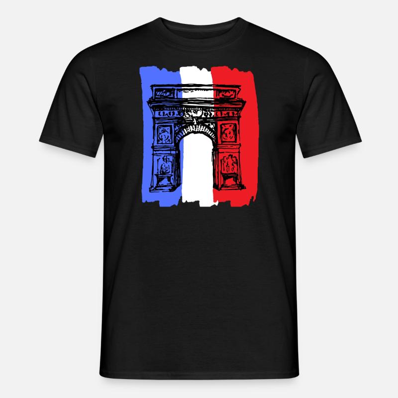 Arc de Triomphe - Männer T-Shirt - Schwarz