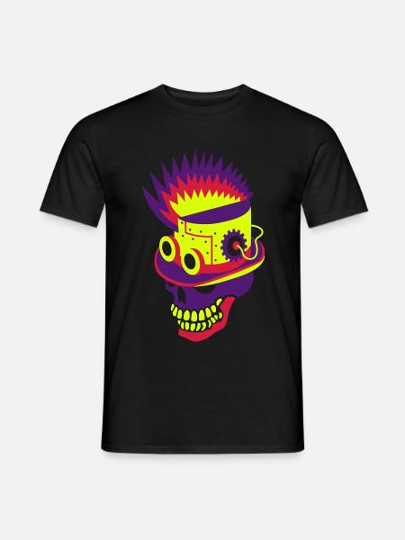 Steampunks not dead - Men's T-Shirt - black