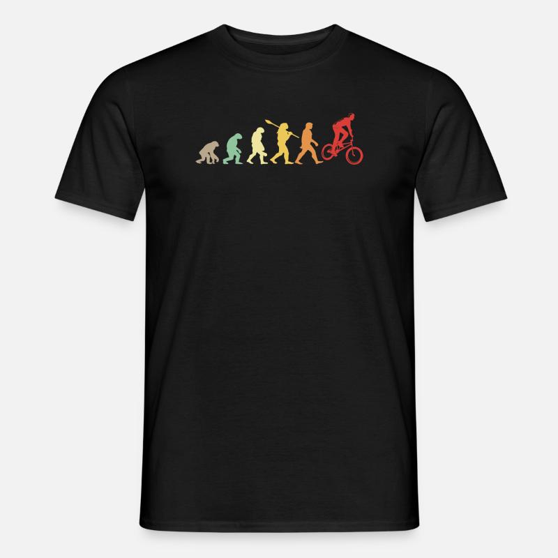 Évolution Darwin pour les BMXistes 🚴♂️ - T-shirt homme - noir