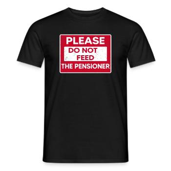 Retired Retired Seniors Nursing Home - Men's T-Shirt - black - Front - AI Model Male 178 light (178cm)