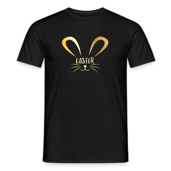 Idée cadeau Pâques Pâques lapin printemps - T-shirt homme - noir - Devant - AI Model Male 178 light (178cm)