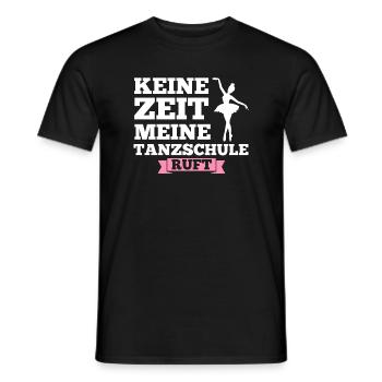 Ballerina Mädchen Balletttanz Geschenk - Männer T-Shirt - Schwarz - Vorne - AI Model Male 178 light (178cm)