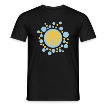 Boules de pétoncles - Danny Alexander Lettkemann - T-shirt homme - noir - Devant - AI Model Male 178 light (178cm)