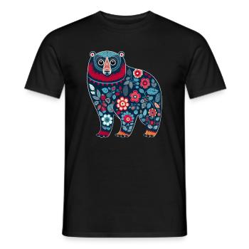 Russische Tradition Weihnachten - Männer T-Shirt - Schwarz - Vorne - AI Model Male 178 light (178cm)
