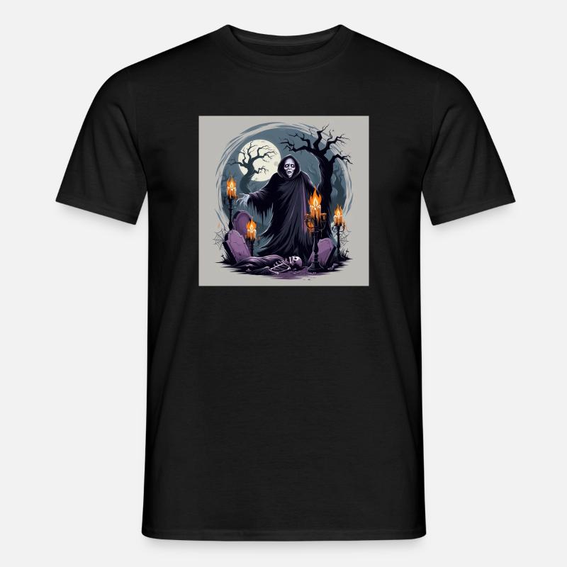 Scary Ghost - Halloween collection - Männer T-Shirt - Schwarz