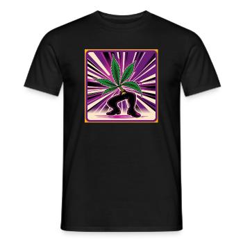 Stoned Striders - Männer T-Shirt - Schwarz - Vorne - AI Model Male 178 light (178cm)