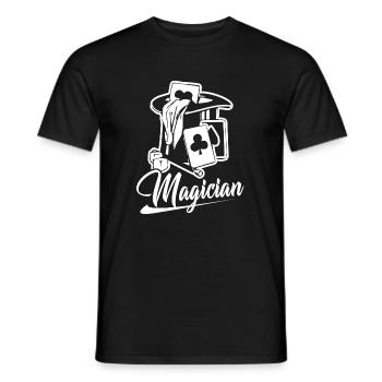 Chemise drôle de magicien - T-shirt homme - noir - Devant - AI Model Male 178 light (178cm)