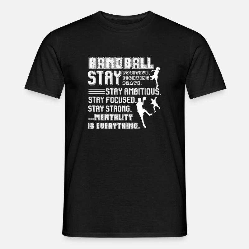 Handball Dinge über Handball - Männer T-Shirt - Schwarz