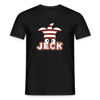 Jeck - Costume de carnaval pour le carnaval de Cologne - T-shirt homme - noir - Devant - AI Model Male 178 light (178cm)