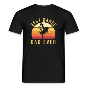 Schwiegervater| Tänzer - Männer T-Shirt - Schwarz - Vorne - AI Model Male 178 light (178cm)