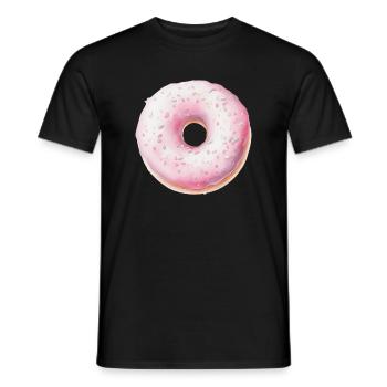 Beignet - T-shirt homme - noir - Devant - AI Model Male 178 light (178cm)
