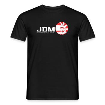 JDM automatique - Supra - T-shirt homme - noir - Devant - AI Model Male 178 light (178cm)