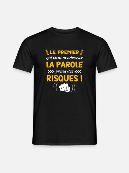 humour humeur citations drôles et cool - T-shirt homme - noir