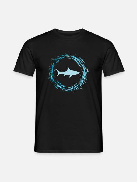 shark - Men's T-Shirt - black