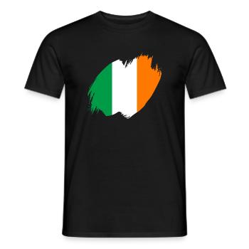 Drapeau irlandais Vintage Drapeau irlandais Dublin - T-shirt homme - noir - Devant - AI Model Male 178 light (178cm)