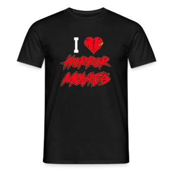 Lustiges Halloween Horror Geschenk Horrorfilm - Männer T-Shirt - Schwarz - Vorne - AI Model Male 178 light (178cm)