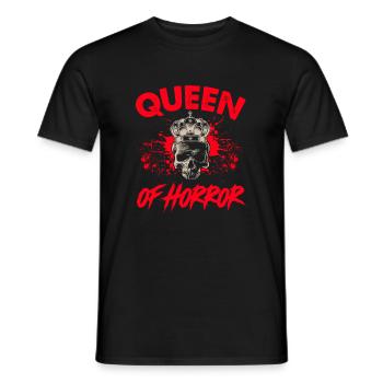 Halloween Horror Movie Lover Reine de l’horreur - T-shirt homme - noir - Devant - AI Model Male 178 light (178cm)