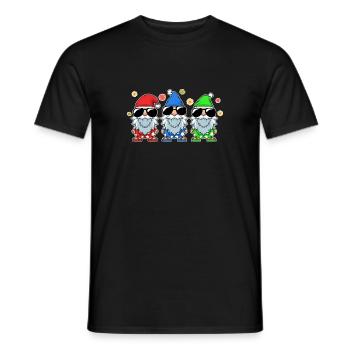 Weihnachten Elfen X-Mas Sommer Weihnachtselfen - Männer T-Shirt - Schwarz - Vorne - AI Model Male 178 light (178cm)