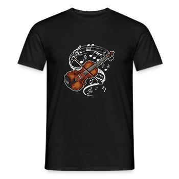 Orchesta Violoniste Musicien - T-shirt homme - noir - Devant - AI Model Male 178 light (178cm)