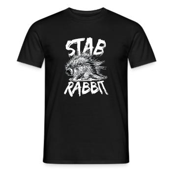 Amoureux des animaux Lapin Rongeurs Porc-épic Animaux - T-shirt homme - noir - Devant - AI Model Male 178 light (178cm)