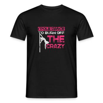 Pole Dance Dictons Danse Danse Pole Dance - T-shirt homme - noir - Devant - AI Model Male 178 light (178cm)
